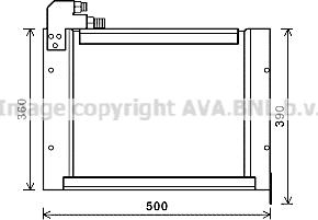 Prasco NH5025 - Конденсатор, кондиціонер autozip.com.ua