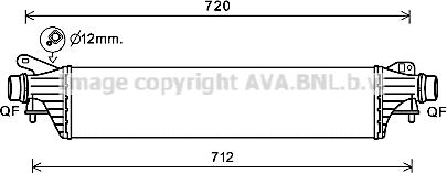 Prasco OL4662 - Интеркулер autozip.com.ua