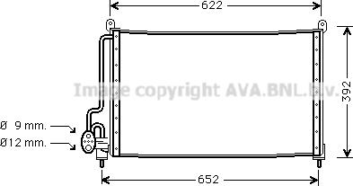 Prasco OL5229 - Конденсатор, кондиціонер autozip.com.ua