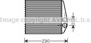 Prasco OL6355 - Теплообмінник, опалення салону autozip.com.ua