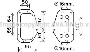 Prasco OL3684 - Масляний радіатор, рухове масло autozip.com.ua