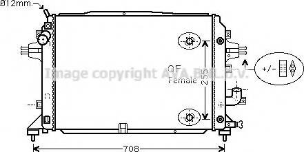 Prasco OL2460 - Радіатор, охолодження двигуна autozip.com.ua