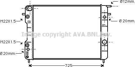 Prasco OL2406 - Радіатор, охолодження двигуна autozip.com.ua