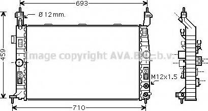 Prasco OL2431 - Радіатор, охолодження двигуна autozip.com.ua