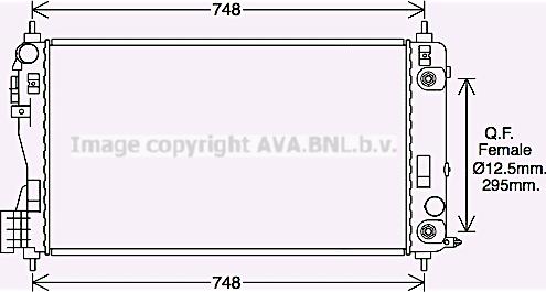 Prasco OL2692 - Радіатор, охолодження двигуна autozip.com.ua