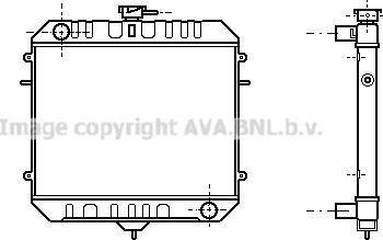 Prasco OL2075 - Радіатор, охолодження двигуна autozip.com.ua