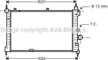 Prasco OL2127 - Радіатор, охолодження двигуна autozip.com.ua