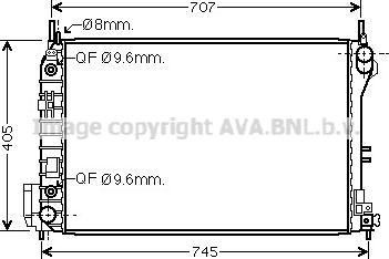 Prasco OL2341 - Радіатор, охолодження двигуна autozip.com.ua