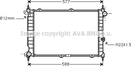 Prasco OL2207 - Радіатор, охолодження двигуна autozip.com.ua