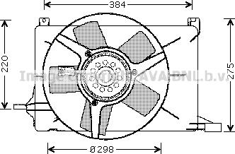 Prasco OL7502 - Вентилятор, охолодження двигуна autozip.com.ua