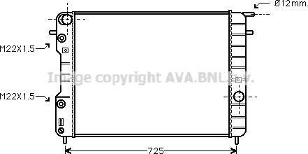 Prasco OLA2248 - Радіатор, охолодження двигуна autozip.com.ua