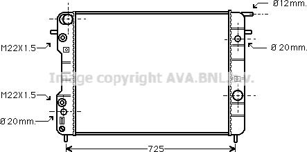 Prasco OLA2247 - Радіатор, охолодження двигуна autozip.com.ua