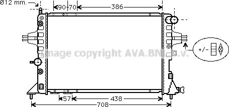 Prasco OLA2253 - Радіатор, охолодження двигуна autozip.com.ua