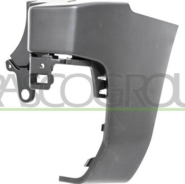 Prasco OP9121183 - Буфер, бампер autozip.com.ua