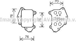 Prasco PE3396 - Масляний радіатор, рухове масло autozip.com.ua