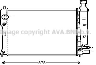 Prasco PE2152 - Радіатор, охолодження двигуна autozip.com.ua