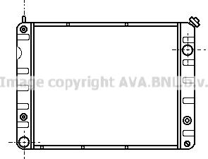 Prasco PE2130 - Радіатор, охолодження двигуна autozip.com.ua