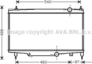 Prasco PE2229 - Радіатор, охолодження двигуна autozip.com.ua