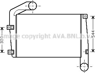 Prasco RE4058 - Интеркулер autozip.com.ua