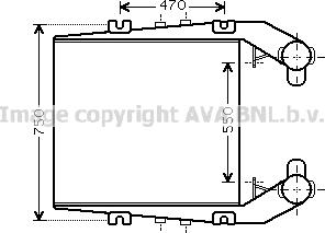 Prasco RE4065 - Интеркулер autozip.com.ua