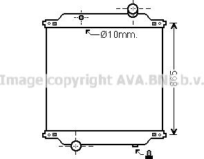 Prasco RE2067N - Радіатор, охолодження двигуна autozip.com.ua