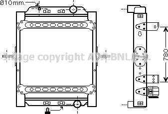 Prasco RE2073 - Радіатор, охолодження двигуна autozip.com.ua