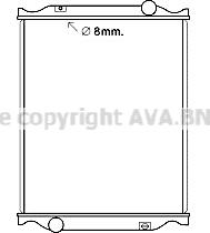 Prasco RE2106N - Радіатор, охолодження двигуна autozip.com.ua