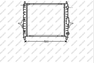 Prasco RN025R002 - Радіатор, охолодження двигуна autozip.com.ua