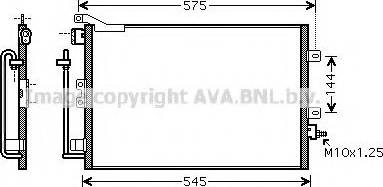 Prasco RT5417 - Конденсатор, кондиціонер autozip.com.ua