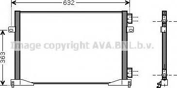 Prasco RT5391 - Конденсатор, кондиціонер autozip.com.ua