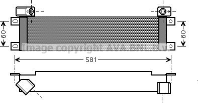 Prasco RT3289 - Масляний радіатор, рухове масло autozip.com.ua