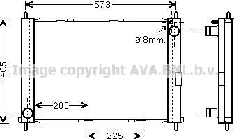 Prasco RT2652 - Радіатор, охолодження двигуна autozip.com.ua