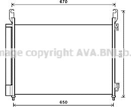 Prasco RTA5466D - Конденсатор, кондиціонер autozip.com.ua