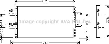 Prasco RTA5251 - Конденсатор, кондиціонер autozip.com.ua