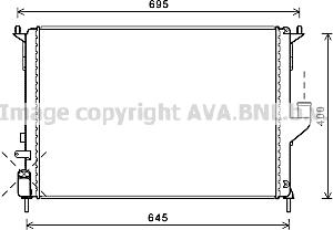 Prasco RTA2477 - Радіатор, охолодження двигуна autozip.com.ua