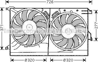 Prasco SB7502 - Вентилятор, охолодження двигуна autozip.com.ua