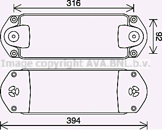 Prasco SC3050 - Масляний радіатор, моторна олія autozip.com.ua