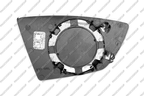 Prasco ST4267514 - Дзеркальне скло, зовнішнє дзеркало autozip.com.ua