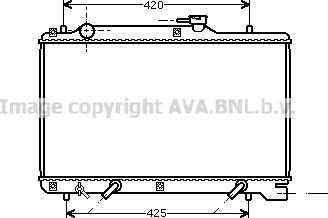 Prasco SZ2049 - Радіатор, охолодження двигуна autozip.com.ua