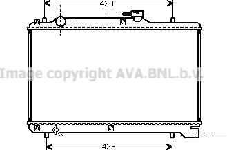 Prasco SZ2041 - Радіатор, охолодження двигуна autozip.com.ua