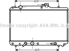 Prasco SZ2051 - Радіатор, охолодження двигуна autozip.com.ua