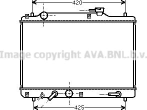 Prasco SZ2052 - Радіатор, охолодження двигуна autozip.com.ua