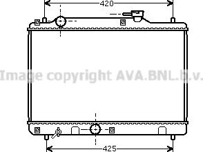 Prasco SZ2034 - Радіатор, охолодження двигуна autozip.com.ua