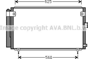 Prasco TO5558D - Конденсатор, кондиціонер autozip.com.ua
