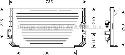 Prasco TO5279 - Конденсатор, кондиціонер autozip.com.ua