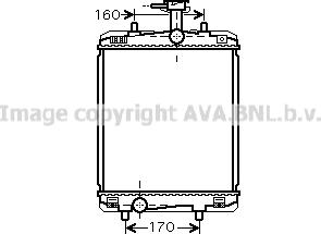 Prasco TOA2363 - Радіатор, охолодження двигуна autozip.com.ua