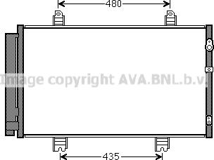 Prasco TOA5646D - Конденсатор, кондиціонер autozip.com.ua