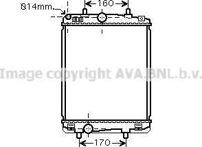 Prasco TOA2364 - Радіатор, охолодження двигуна autozip.com.ua