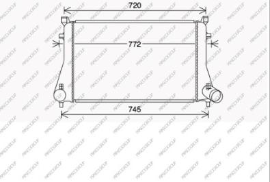 Prasco VG400N001 - Интеркулер autozip.com.ua