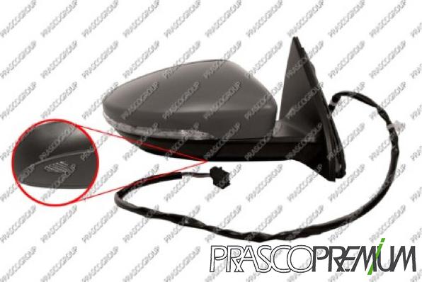 Prasco VG0557313P - Зовнішнє дзеркало autozip.com.ua